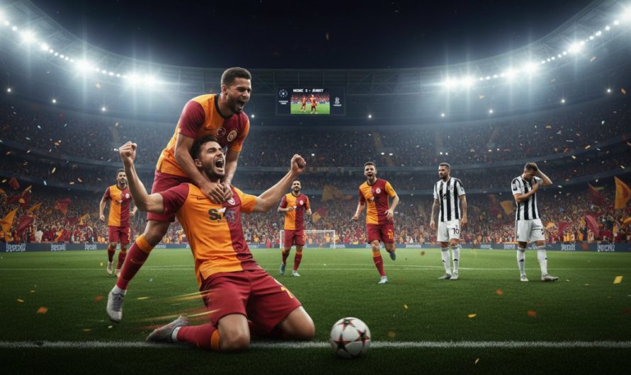 Galatasaray’ın Müthiş Dönüşü: Juventus Karşısında 5-2 Zafer